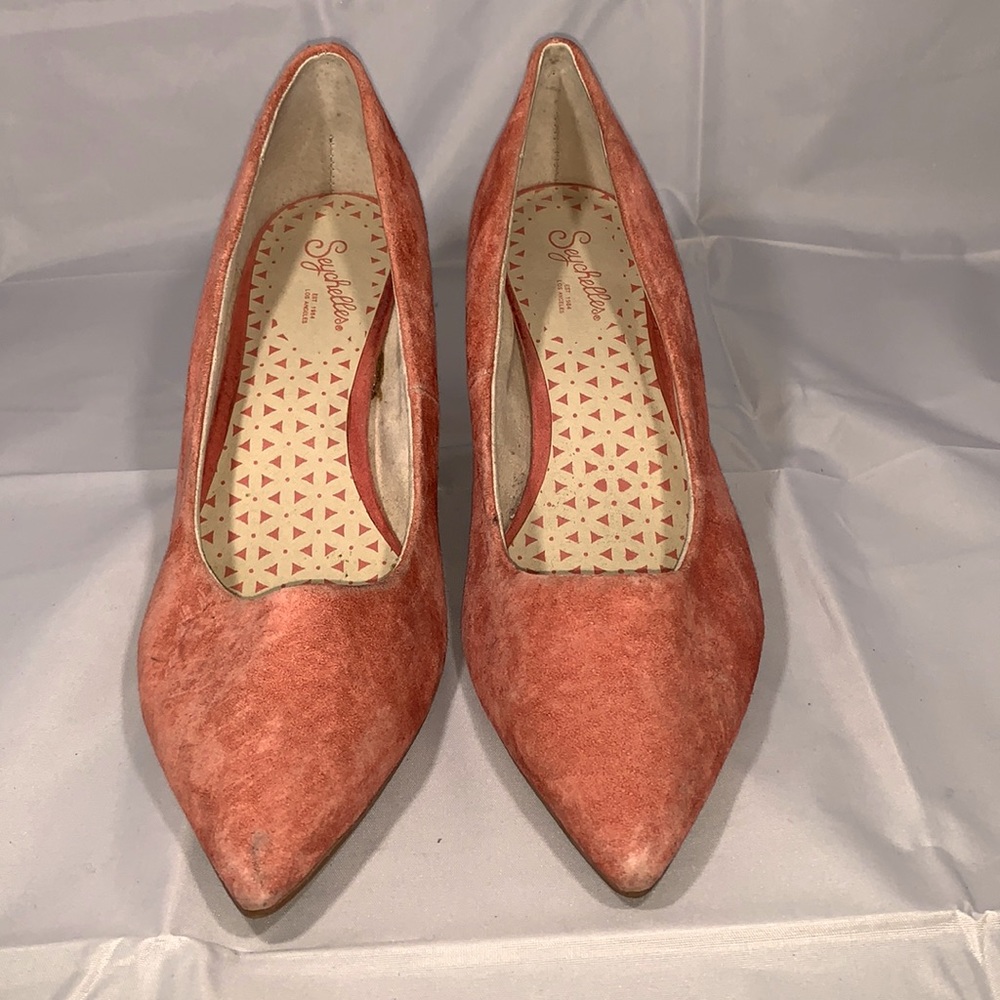 Seychelles salmon suede leather pumps 8.5
